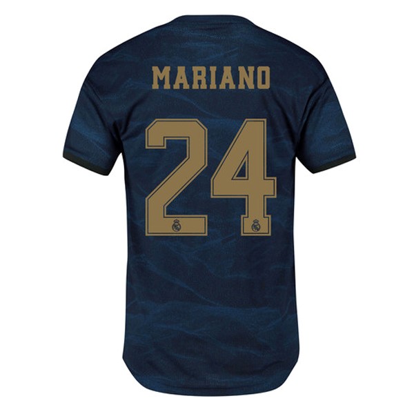Camiseta Real Madrid NO.24 Mariano Segunda equipación 2019-2020 Azul